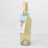 Blumenhändler Flaschenanhänger (Angewinkelt)