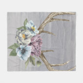 Blumenhändler Fleecedecke (Vorderseite (Horizontal))