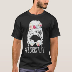 Blumenhändler Leben Blumen Pflanzen Gärtner Grafik T-Shirt
