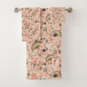 Blumenhandtuch-Set "Heringsbeginn" Badhandtuch Set (Insitu)