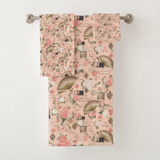 Blumenhandtuch-Set "Heringsbeginn" Badhandtuch Set (Insitu)