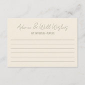 Blumenhandzeichner-Skript-Brautparty Hinweiskarte (Vorderseite)