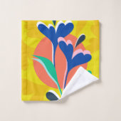 Blumenharmonie Badhandtuch Set (Waschlappen)