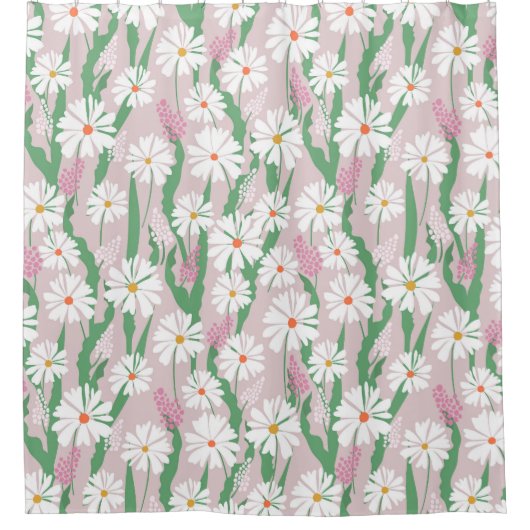 Blumenharmonie Duschvorhang (Vorderseite)