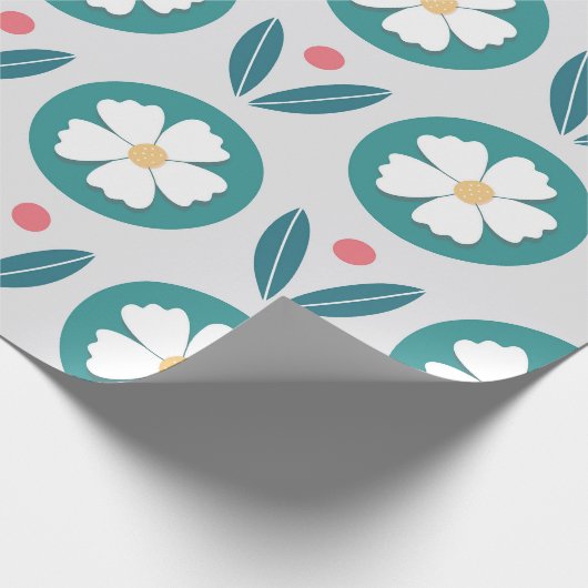 Blumenharmonie Geschenkpapier (Ecke)