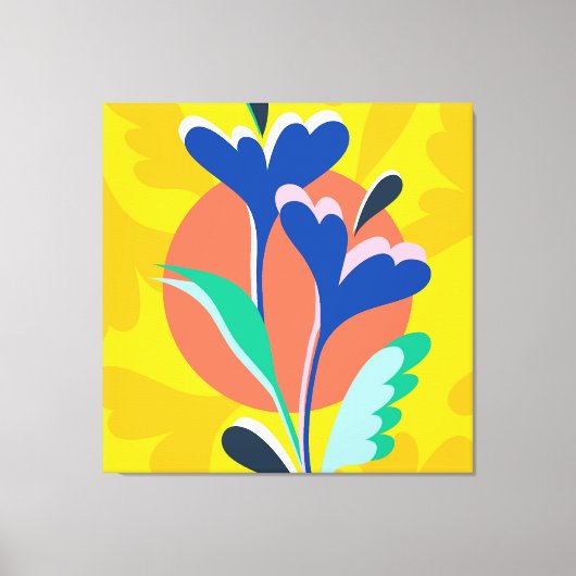 Blumenharmonie Leinwanddruck (Vorderseite)