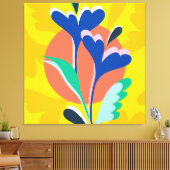 Blumenharmonie Leinwanddruck (Insitu (Wohnzimmer))