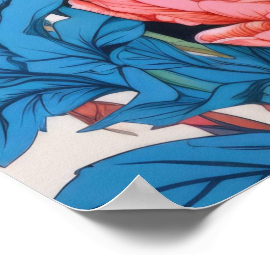 Blumenharmonie Poster (Ecke)