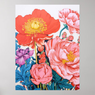 Blumenharmonie Poster