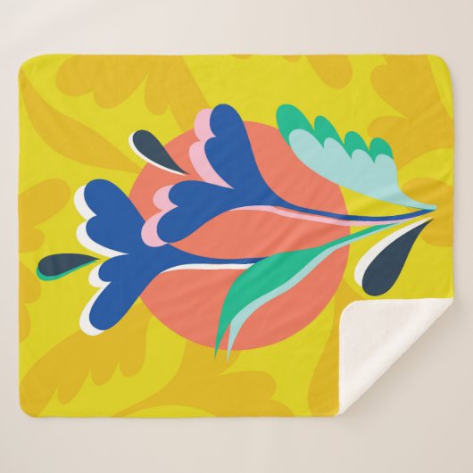 Blumenharmonie Sherpadecke (Vorderseite (Horizontal))