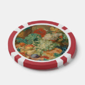 Blumenharmonie und Fruchtbarer Splendor Botanische Pokerchips (Einzeln)