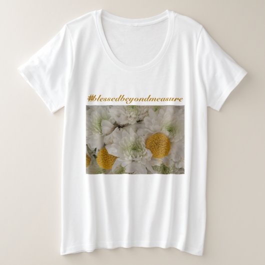 Blumenhashtag T - Shirt (Design vorne)