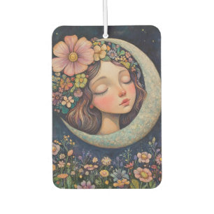 Blumenhaut und Crescent Moon Autolufterfrischer