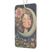 Blumenhaut und Crescent Moon Autolufterfrischer (Links)