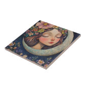Blumenhaut und Crescent Moon Fliese (Seite)