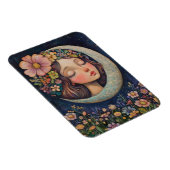 Blumenhaut und Crescent Moon Magnet (Rechte Seite)