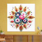 Blumenhäute - Perfektes Geschenk für sie Leinwanddruck (Insitu (Wohnzimmer))