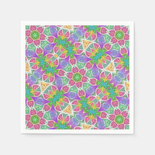 Blumenhaze Serviette (Vorderseite)