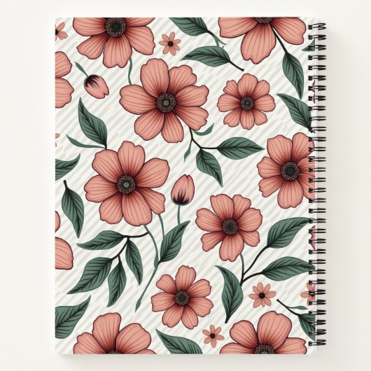 Blumenheft Notizblock (Rückseite)