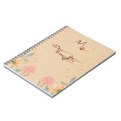 Blumenheft Notizblock (Linke Seite)