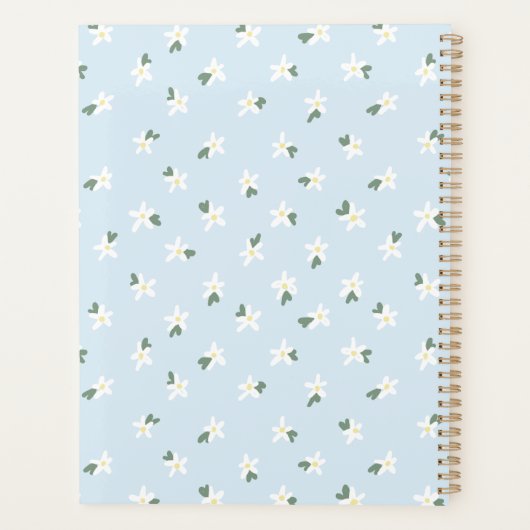 Blumenheft Planer (Rückseite)