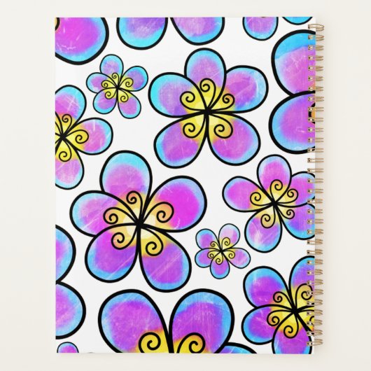 Blumenheft Planer (Rückseite)