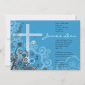 Blumenheilige Kreuztaufe Einladung zur Feier (Vorderseite)
