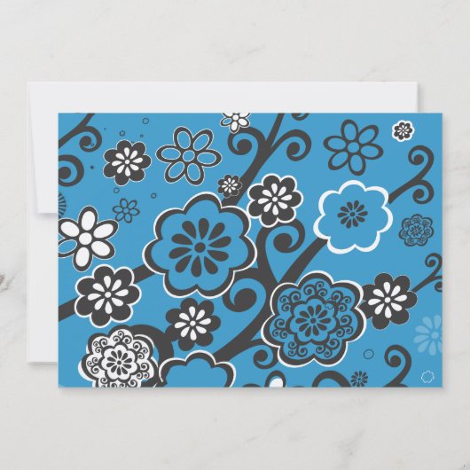 Blumenheilige Kreuztaufe Einladung zur Feier (Rückseite)