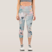 Blumenheilung Capri Leggings (Vorderseite)