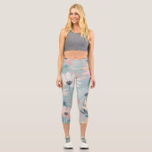 Blumenheilung Capri Leggings (Vorderseite)