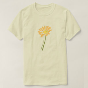 Blumenhemd – Orange Töne T-Shirt
