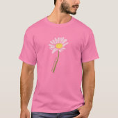 Blumenhemd – Rosa Farben T-Shirt (Vorderseite)