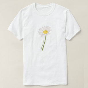 Blumenhemd – Weiße Farben T-Shirt