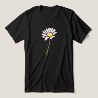 Blumenhemd – Weiße Farben Tri-Blend Shirt