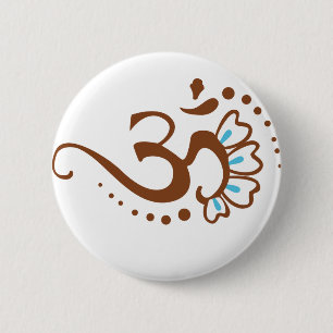 Blumenhennastrauch OM Button