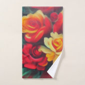 Blumenherbst Badhandtuch Set (Handtuch)