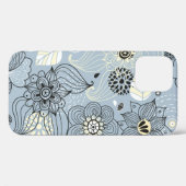Blumenherbstdesign Case-Mate iPhone Hülle (Rückseite (Horizontal))