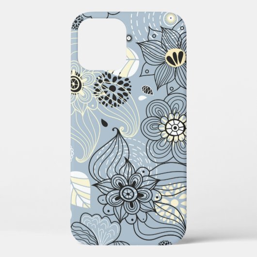 Blumenherbstdesign Case-Mate iPhone Hülle (Rückseite)