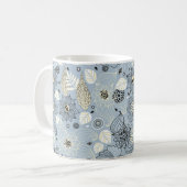 Blumenherbstdesign Kaffeetasse (Vorderseite Links)