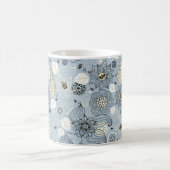 Blumenherbstdesign Kaffeetasse (Mittel)