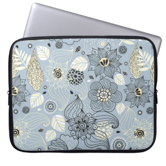 Blumenherbstdesign Laptopschutzhülle