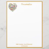 Blumenherz Bouquet Liebe Elegante Kunst, Dichtung (Vorderseite)