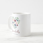 Blumenherz "Diese MAMA wird von" Kaffeetasse (Vorderseite Links)