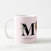 Blumenherz-Foto | Wir Liebe Sie Mama Muttertag Kaffeetasse (Links)