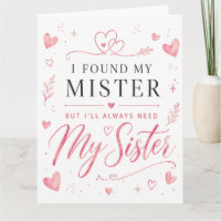 Blumenherz Hochzeit Schwester Ehre