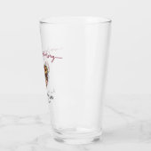 Blumenherz in Love Memory Memorial Keepake Glas (Links)