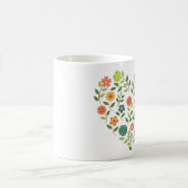 Blumenherz-Kaffee-Tasse Kaffeetasse (Mittel)