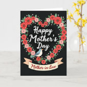 Blumenherz Mutter Karte (Gelbe Blume)