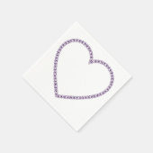 Blumenherz Napkins Serviette (Ecke)