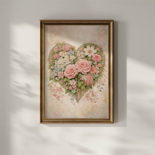 Blumenherz Poster